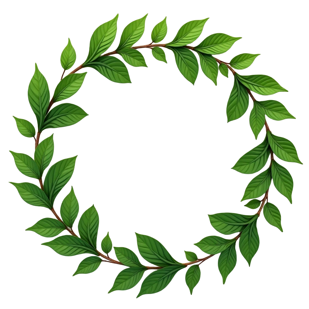 Green Leaf Wreath